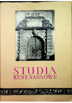 Studia renesansowe III