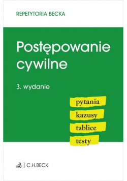 Postępowanie cywilne 3 wydanie