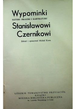 Wypominki Stanisławowi Czernikowi