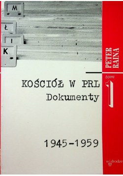 Kościół w PRL Dokumenty 1945 - 1959