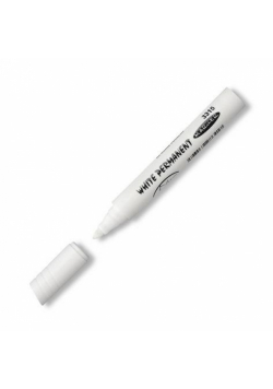 Marker permanentny biały 2,5mm