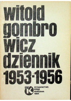 Gombrowicz Dziennik 1953 - 1956 II obieg