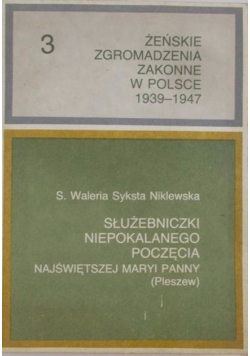Służebniczki niepokalanego poczęcia Najświętszej Maryi Panny