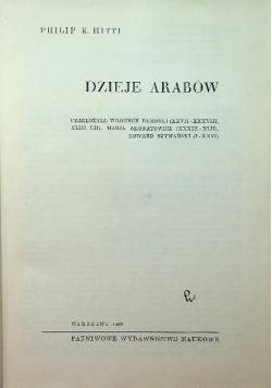 Dzieje Arabów