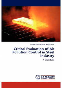 Critical Evaluation of Air Pollution Control  in Steel Industry