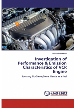 Investigation of Performance & Emission Characteristics of VCR Engine