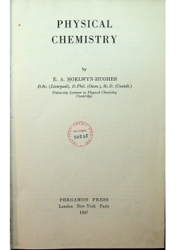Phycical chemistry
