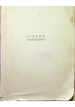 Piękno warszawy IV kościoły katolickie 1937 r