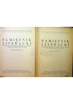 Pamiętnik literacki rocznik LVI zeszyt 1 do 4