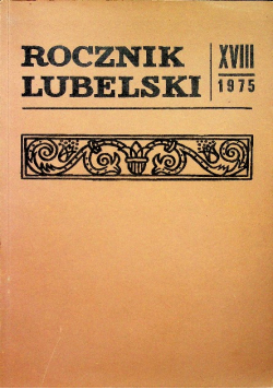 Rocznik Lubelski XVIII 1975