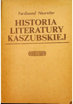 Historia literatury kaszubskiej