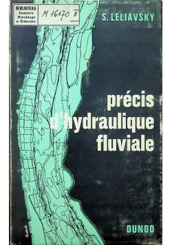 Precis d'hydraulique fluviale