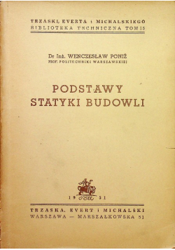 Podstawy statyki budowli
