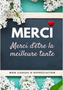 Merci D'être La Meilleure Tante