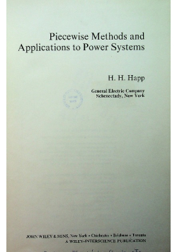 Piecewise methods and applications to Power Systems