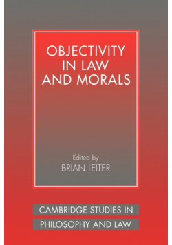 Objectivity in Law and Morals