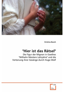 "Hier ist das Rätsel"
