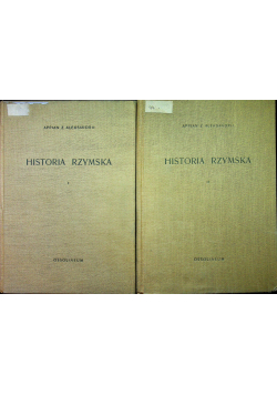 Historia Rzymska tom 1 i 2
