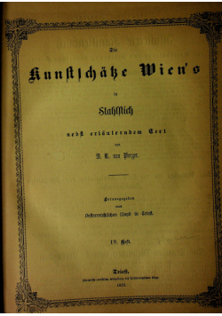 Die Kunstchatze Wiens Tom 2 1855 r