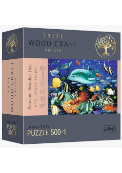 Puzzle drewniane 500+1 Morskie życie TREFL