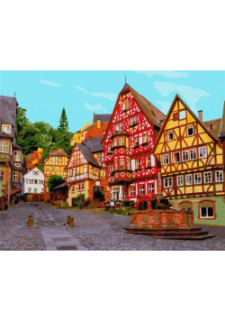 Malowanie po numerach - Jasne Niemcy 40x50cm