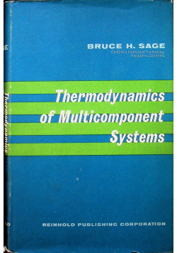 Thermodynamics of multicomponent systems