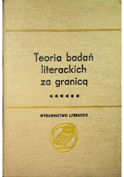 Teoria badań literackich za granicą tom 6