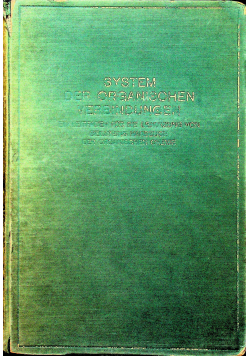 System der organischen verbindungen 1929 r