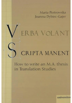 Verba volant scripta manent