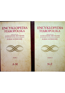 Encyklopedia staropolska tom 1 i 2