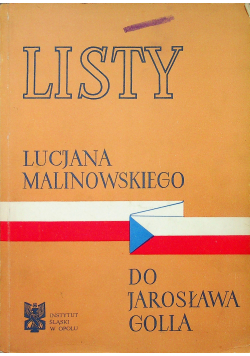Listy Lucjana Malinowskiego do Jarosławia Golla