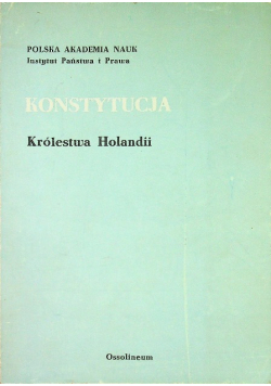 Konstytucja królestwa Holandii