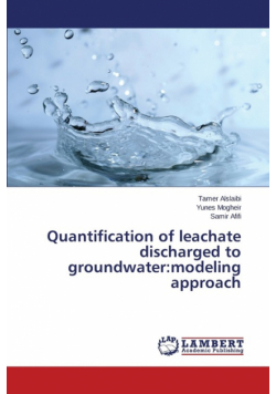 Quantification of leachate discharged to groundwater