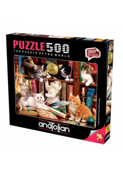Puzzle 500 Małe kotki