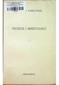 Prorok i ministranci