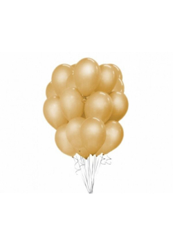 Balony Beauty&Charm metaliczne złote 30cm 50szt
