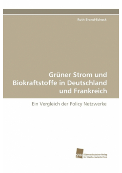 Gruner Strom Und Biokraftstoffe in Deutschland Und Frankreich