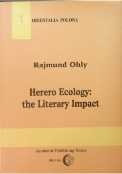 Herero ecology the literary impact