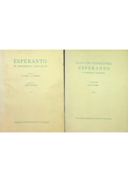 Esperanto w dziesięciu lekcjach  Tom I i II (opr.)