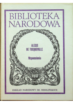 De Tocqueville Wspomnienia