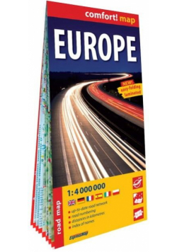 Comfort! Europa mapa samochodowa 1:4 000 000
