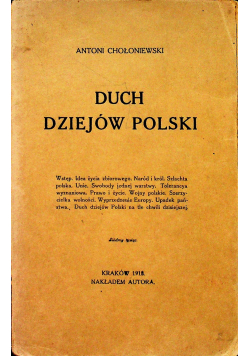 Duch dziejów Polski  1918r