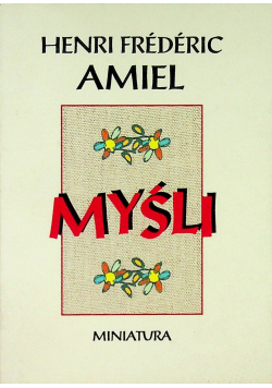 Amiel Myśli
