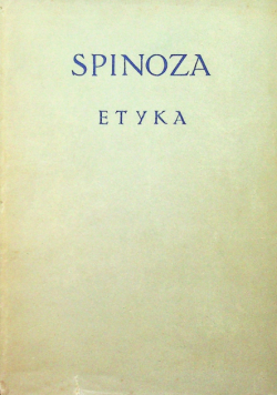 Spinoza Etyka
