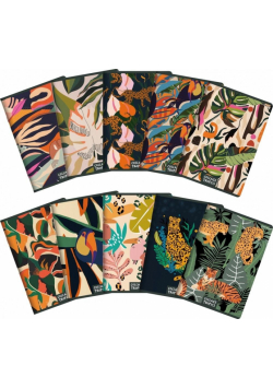 Zeszyt A5/96K kratka Collage Tropics (5szt)