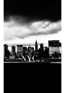 Iconic Manhattan skyline  Night Writing  Draawing Journal