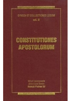 Constitutiones apostolorum Tom II