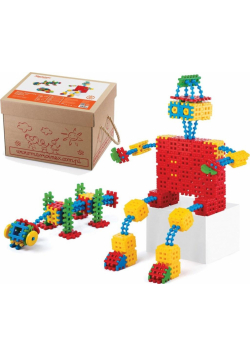 Klocki Świat robotów 258 el. karton