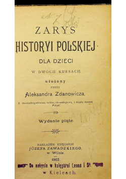 Zarys historyi polskiej dla dzieci 1902