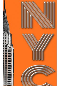 Iconic New York City Chrysler Building $ir Michael designer  creative drawing journal